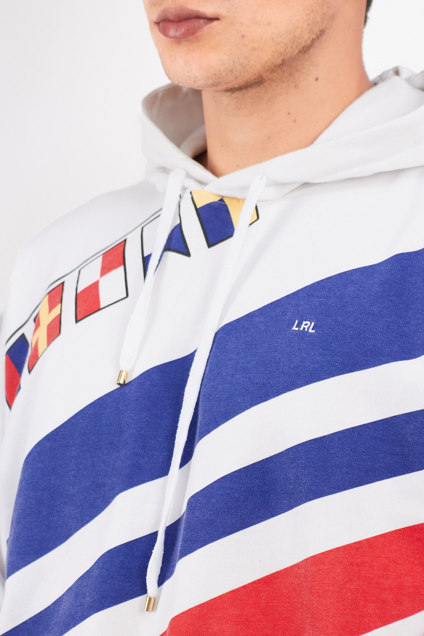 1990 Vintage Ralph Lauren Big Logo Sailing Hoodie (S/M)