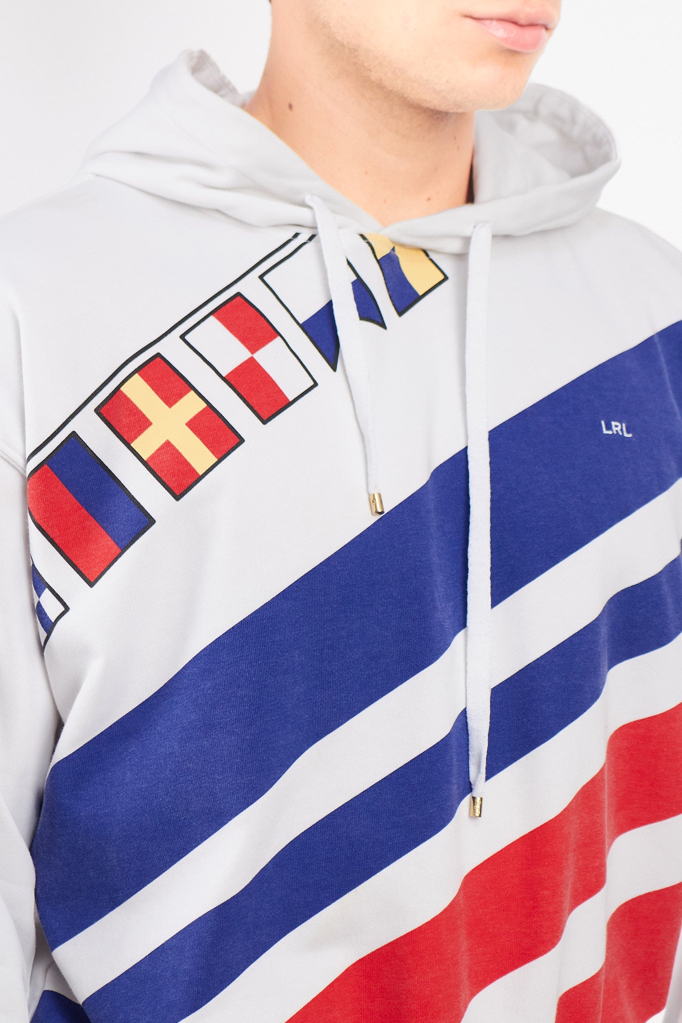 1990 Vintage Ralph Lauren Big Logo Sailing Hoodie (S/M)