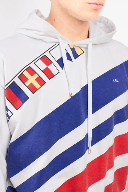 1990 Vintage Ralph Lauren Big Logo Sailing Hoodie (S/M)