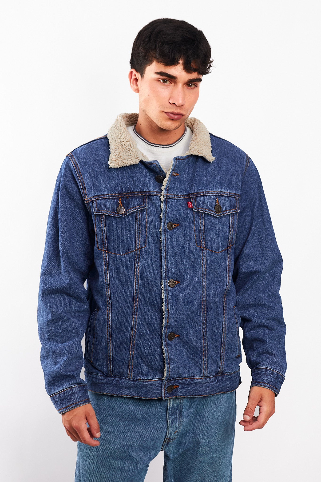 Vintage Levi's Sherpa Trucker Jacket (M/L)