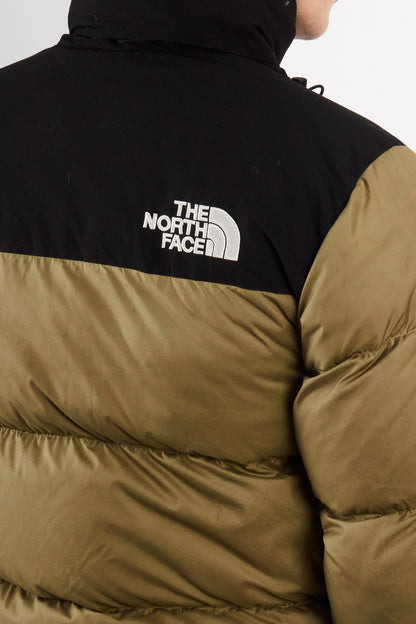 The North Face Retro Nustpe Olive Green Down Puffer Jacket (S/M)