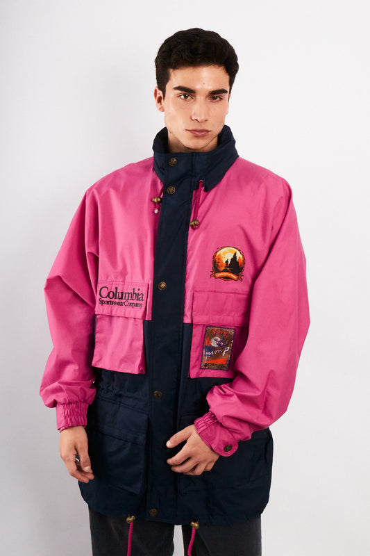 1990 Vintage Columbia x Aventura Big Logo Impermeable Jacket (L/XL)
