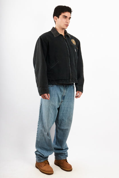2000 Vintage Carhartt J01 Graphite Detroit Jacket (M/L)
