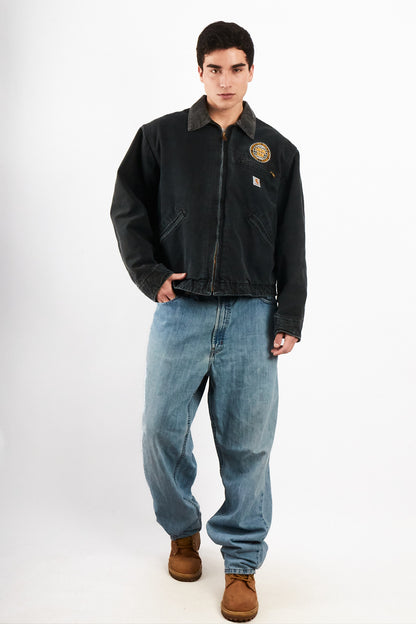 2000 Vintage Carhartt J01 Graphite Detroit Jacket (M/L)