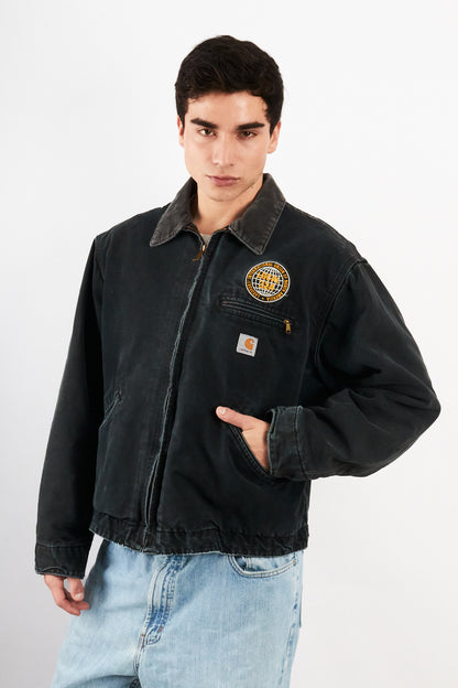 2000 Vintage Carhartt J01 Graphite Detroit Jacket (M/L)