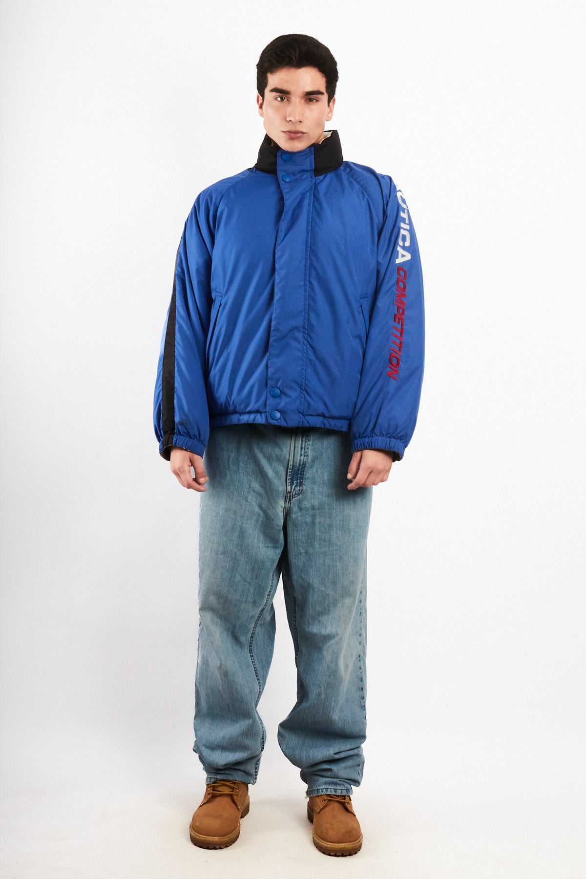 1990 Vintage Nautica Competition Reversible Down Padded Jacket (M/L)