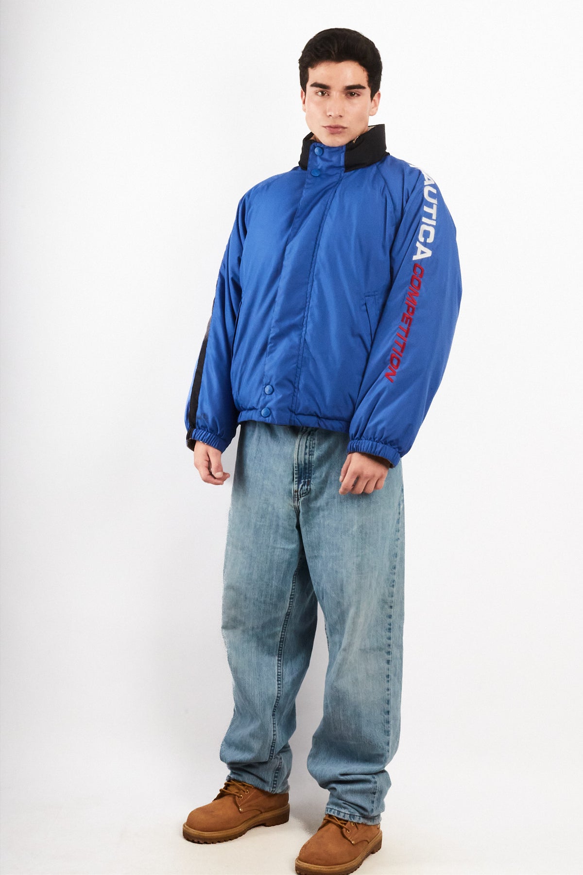 1990 Vintage Nautica Competition Reversible Down Padded Jacket (M/L)