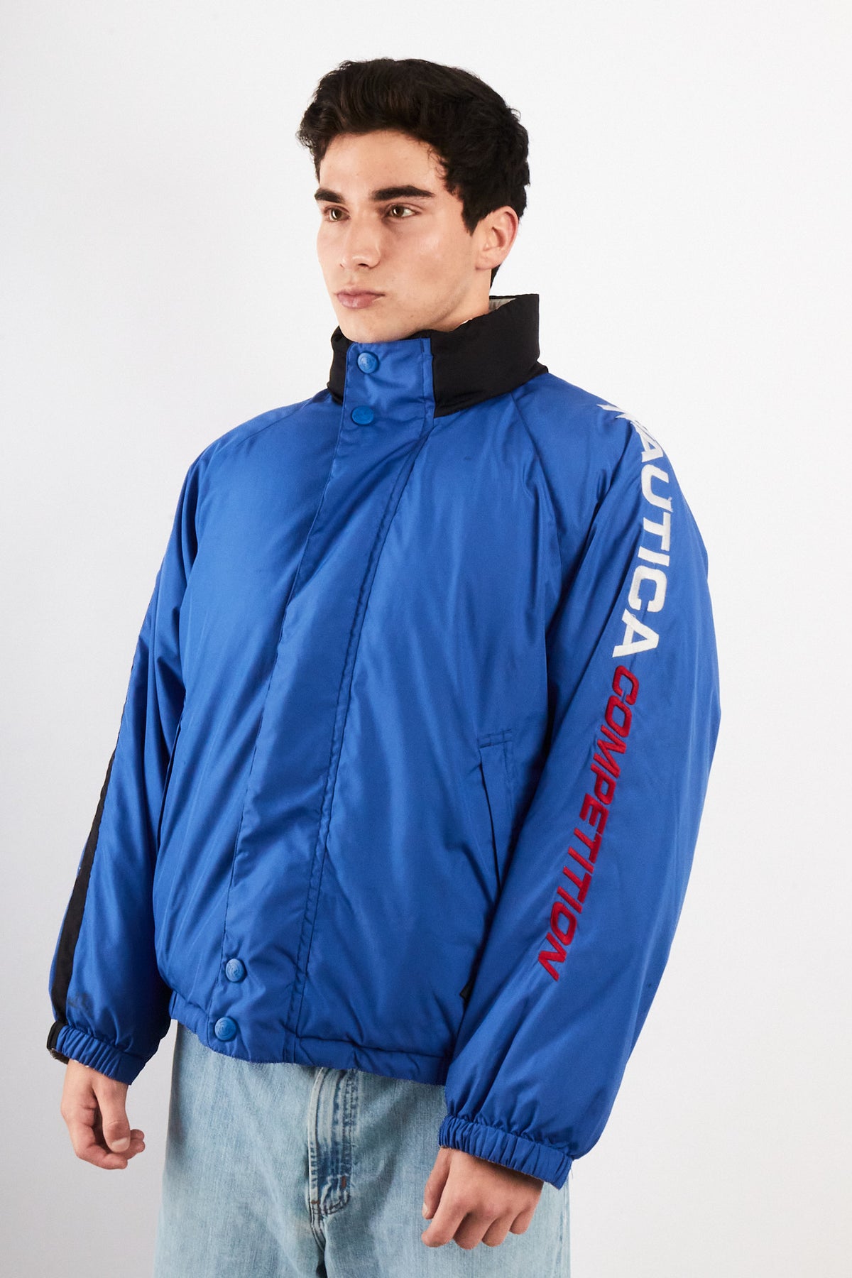1990 Vintage Nautica Competition Reversible Down Padded Jacket (M/L)