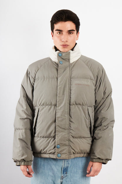 1990 Vintage Nautica Competition Reversible Down Padded Jacket (M/L)