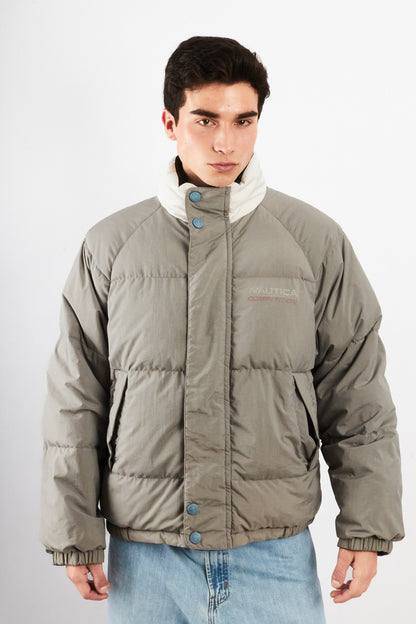 1990 Vintage Nautica Competition Reversible Down Padded Jacket (M/L)