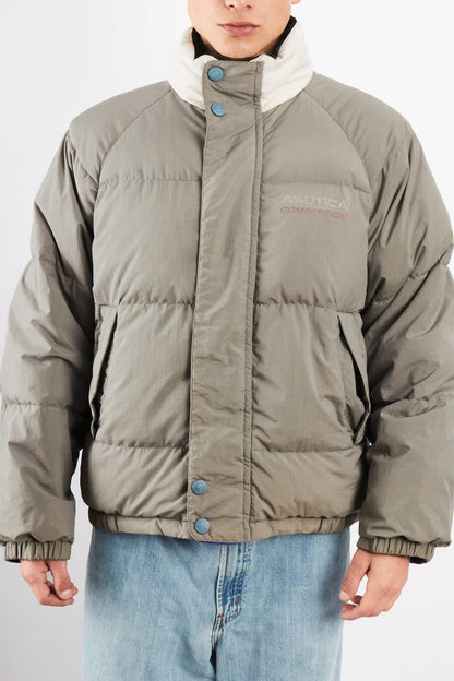 1990 Vintage Nautica Competition Reversible Down Padded Jacket (M/L)