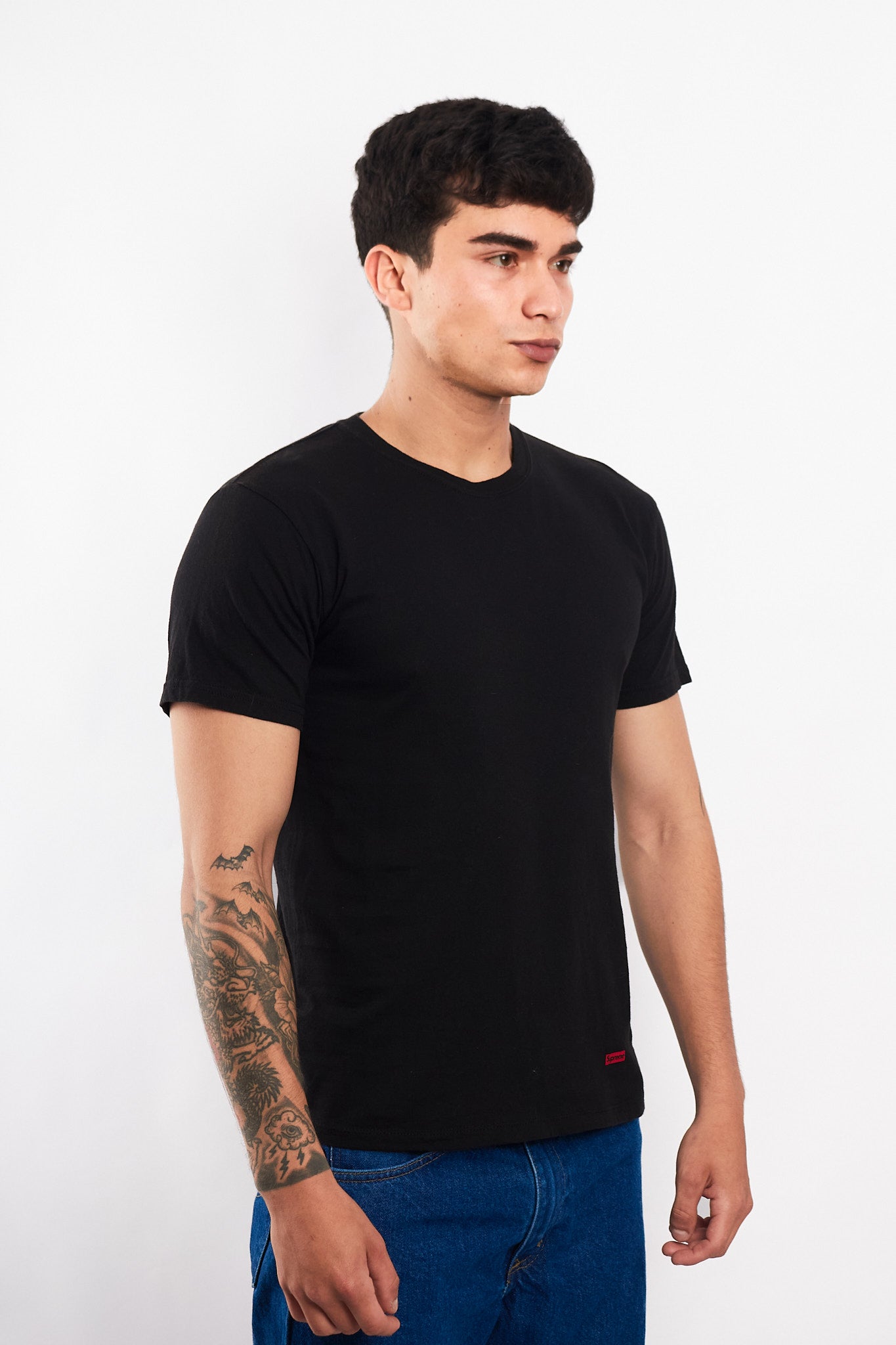 2000 Hanes x Supreme Black Tee (S)