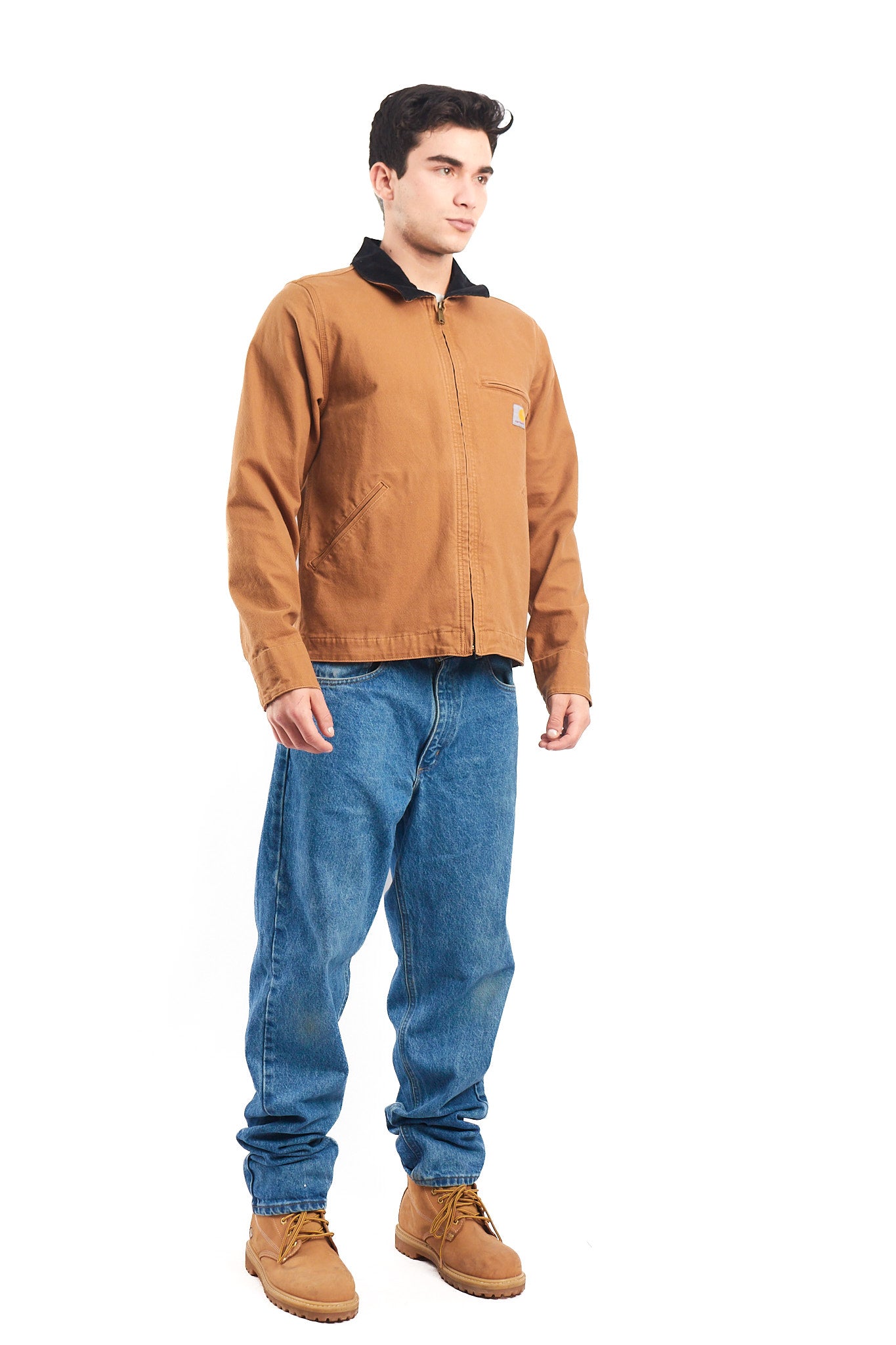 Carhartt USA Rugged Flex Hamilton Brown Detroit Jacket (S/M)