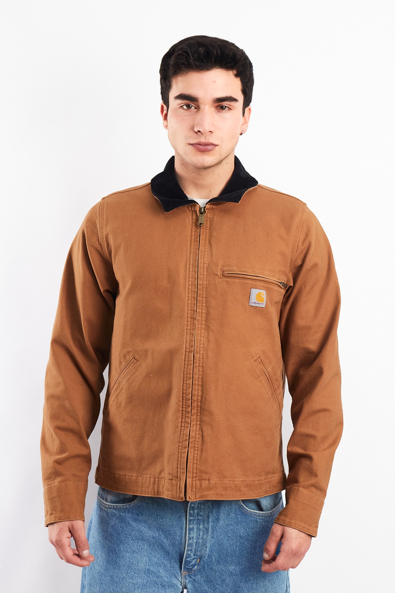 Carhartt USA Rugged Flex Hamilton Brown Detroit Jacket (S/M)