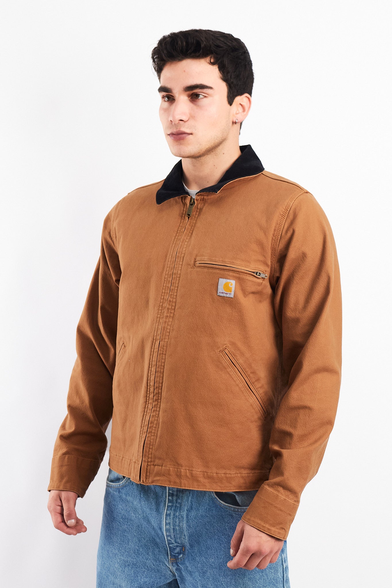 Carhartt USA Rugged Flex Hamilton Brown Detroit Jacket (S/M)