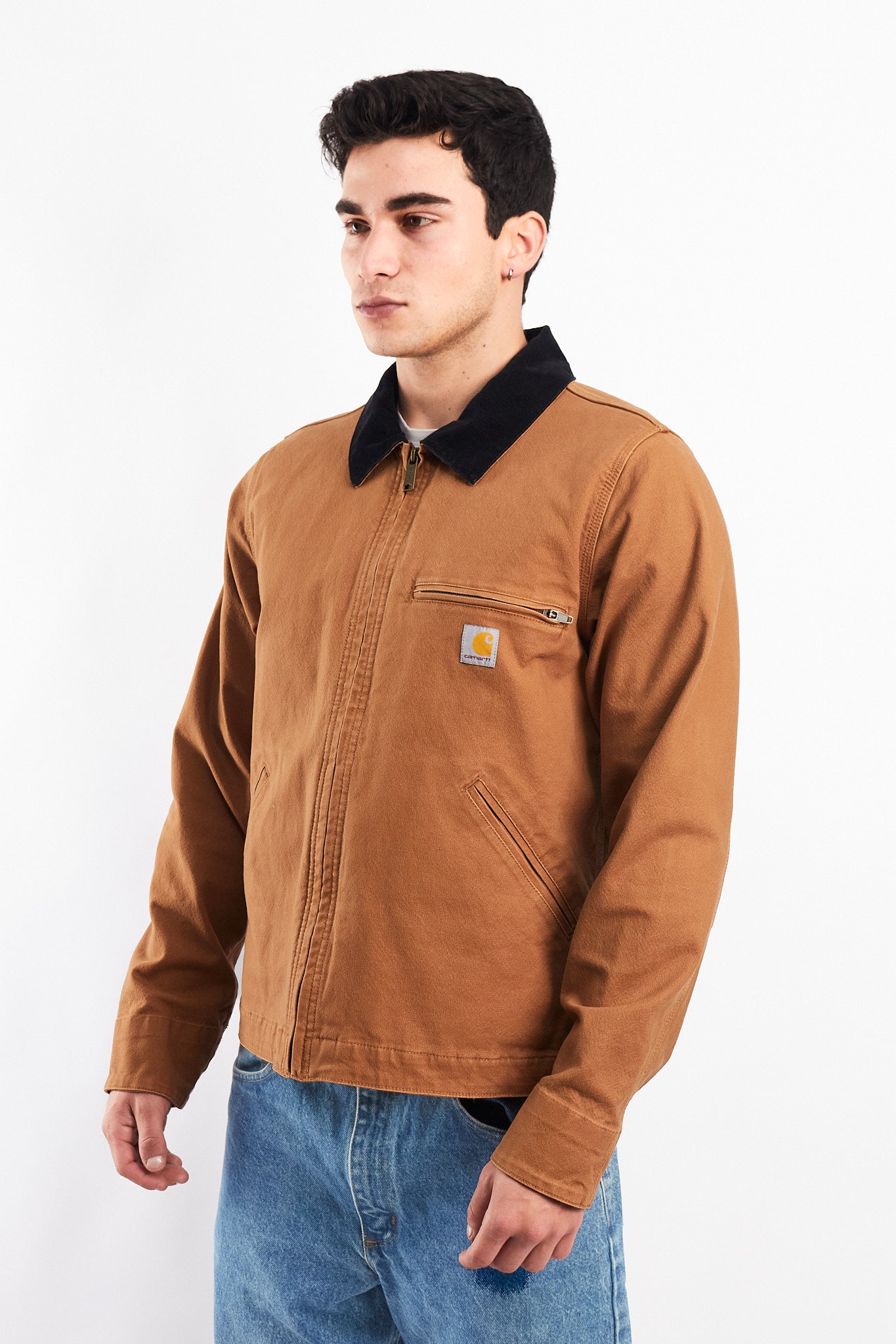 Carhartt USA Rugged Flex Hamilton Brown Detroit Jacket (S/M)