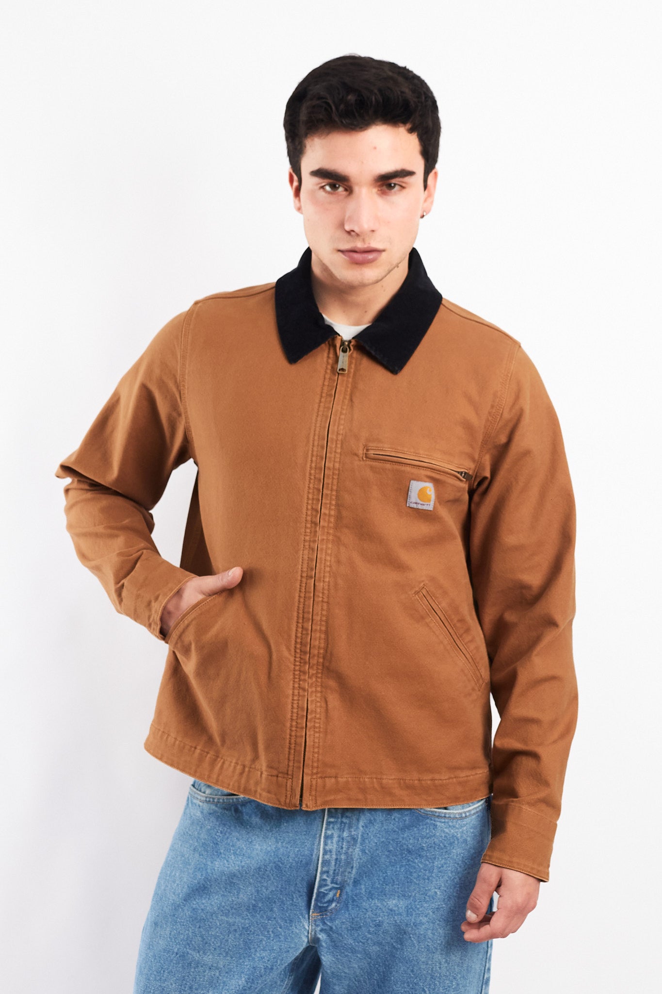 Carhartt USA Rugged Flex Hamilton Brown Detroit Jacket (S/M)