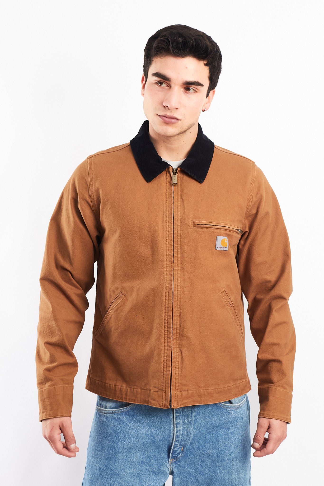 Carhartt USA Rugged Flex Hamilton Brown Detroit Jacket (S/M)