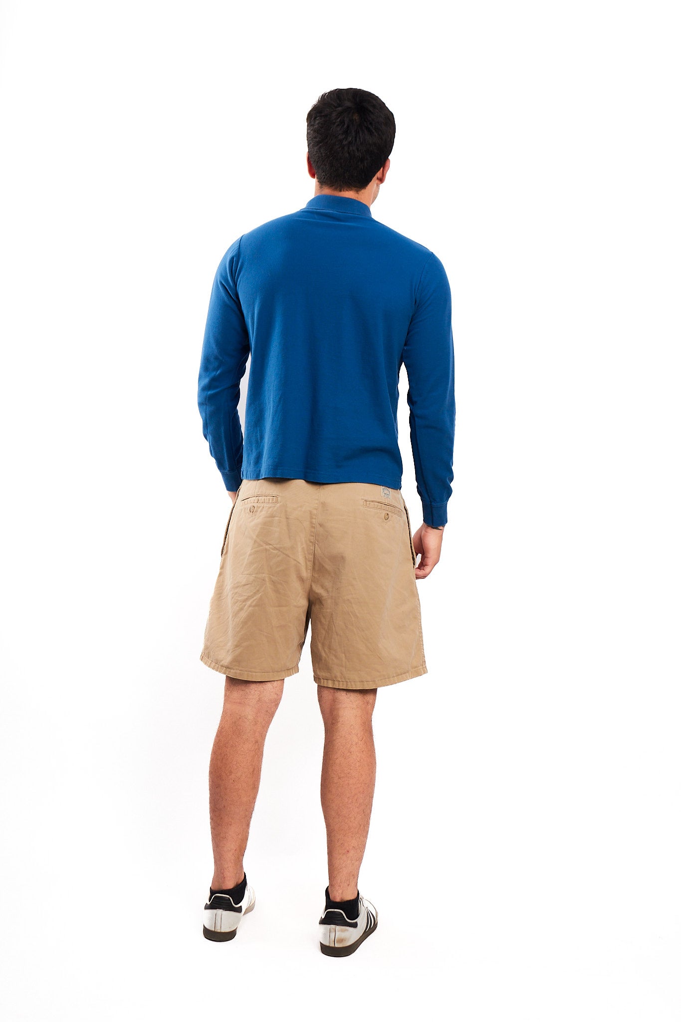 2000 Lacoste Blue Long sleeve Polo Shirt (S/M)