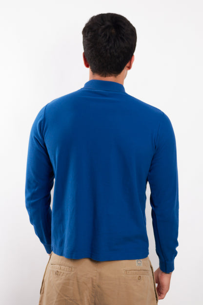 2000 Lacoste Blue Long sleeve Polo Shirt (S/M)