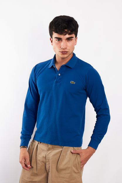2000 Lacoste Blue Long sleeve Polo Shirt (S/M)