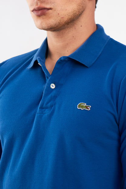 2000 Lacoste Blue Long sleeve Polo Shirt (S/M)