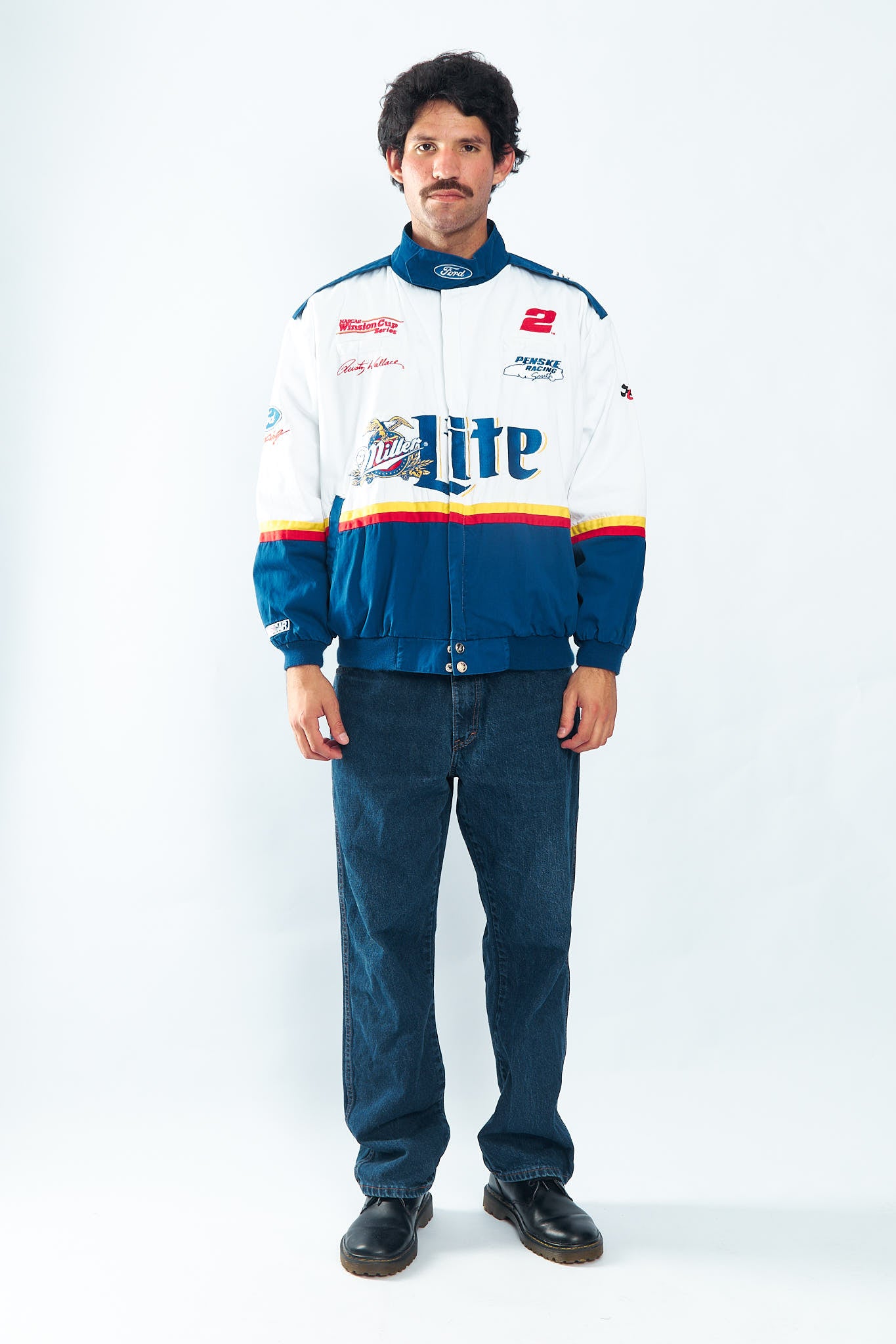 2000 Chase Authentic x Nascar Ford Miller Lite Racing Jacket ( L/XL)