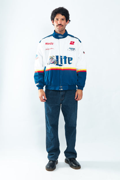 2000 Chase Authentic x Nascar Ford Miller Lite Racing Jacket ( L/XL)