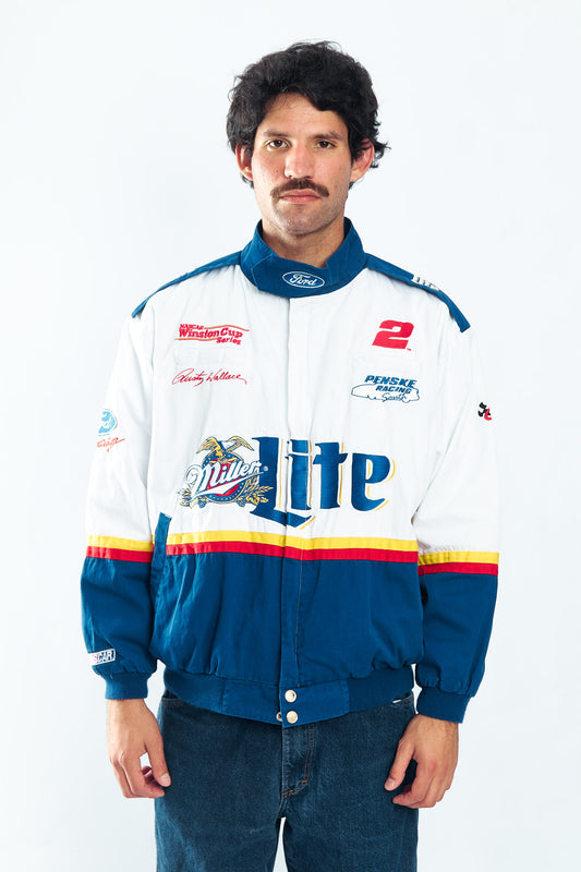 2000 Chase Authentic x Nascar Ford Miller Lite Racing Jacket ( L/XL)