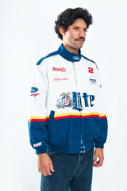 2000 Chase Authentic x Nascar Ford Miller Lite Racing Jacket ( L/XL)