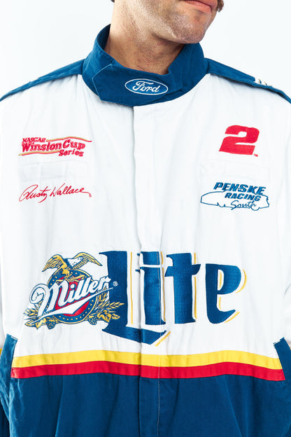 2000 Chase Authentic x Nascar Ford Miller Lite Racing Jacket ( L/XL)