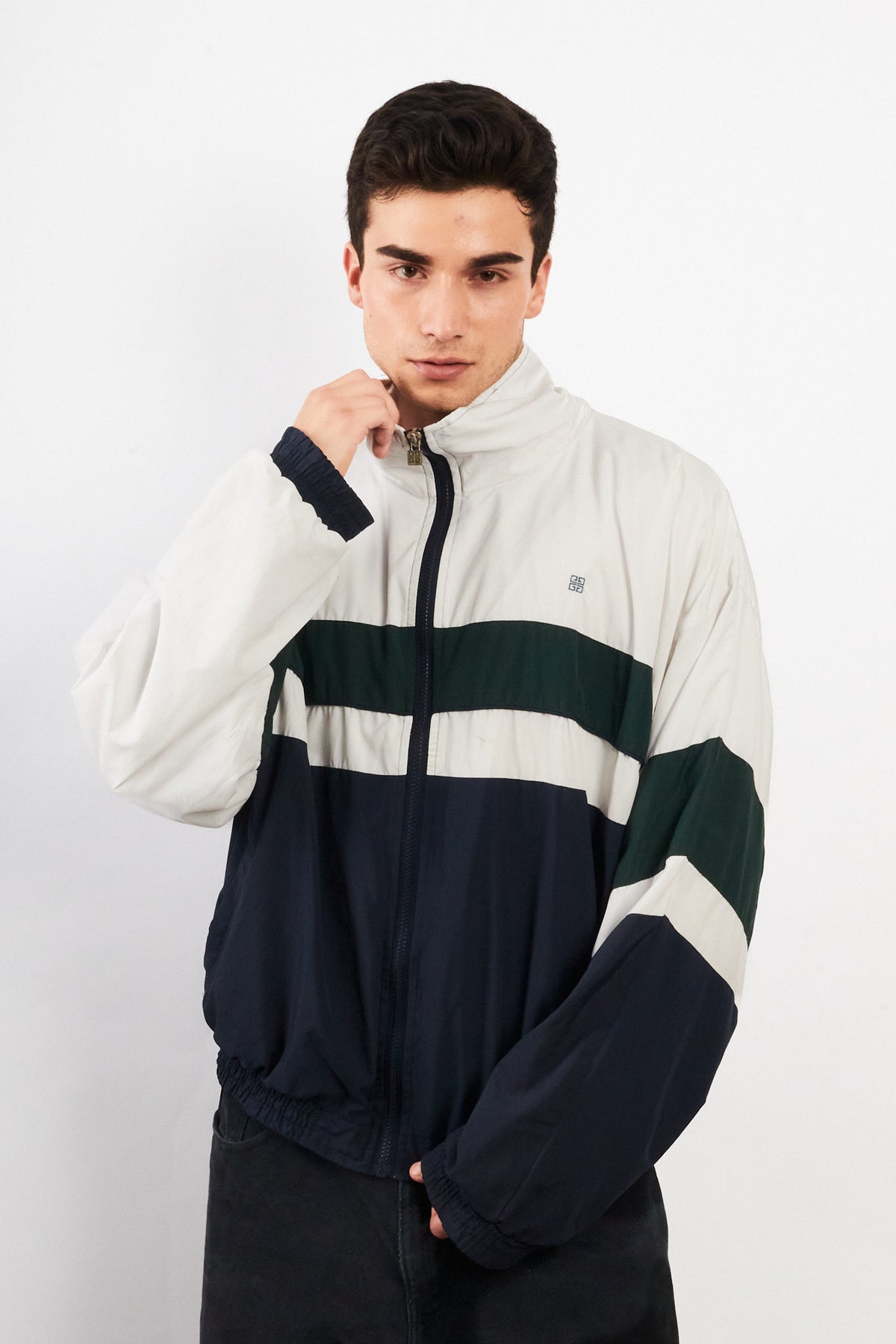 1990 Vintage Givenchy Actiwear Colorblock Jacket (L/XL)