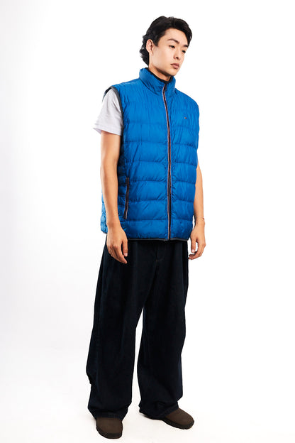 2000 Vintage Tommy Hilfiger Reversibe Down Puffer Vest (M/L)