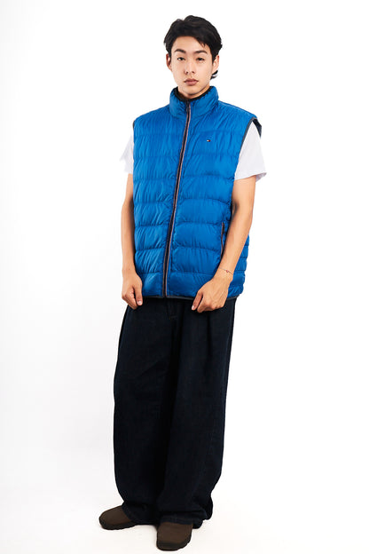 2000 Vintage Tommy Hilfiger Reversibe Down Puffer Vest (M/L)