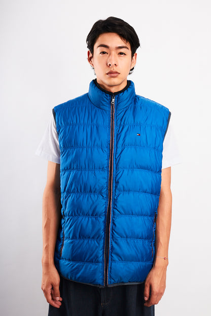 2000 Vintage Tommy Hilfiger Reversibe Down Puffer Vest (M/L)
