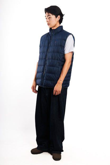 2000 Vintage Tommy Hilfiger Reversibe Down Puffer Vest (M/L)