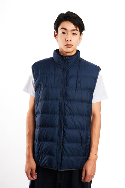 2000 Vintage Tommy Hilfiger Reversibe Down Puffer Vest (M/L)