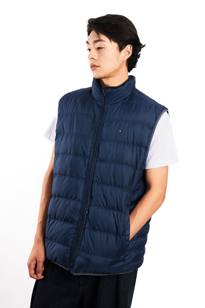 2000 Vintage Tommy Hilfiger Reversibe Down Puffer Vest (M/L)