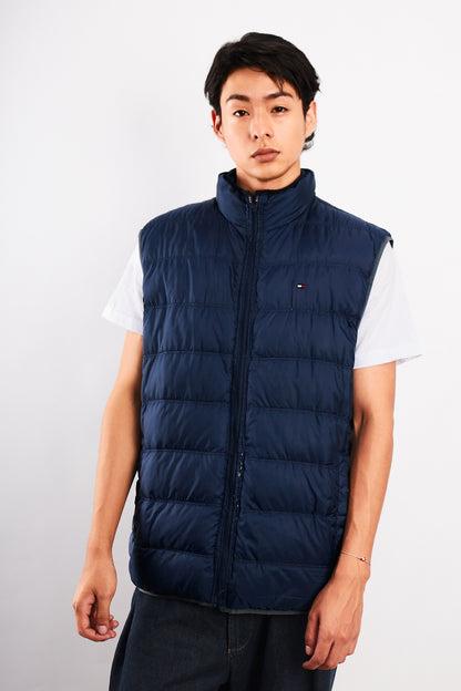 2000 Vintage Tommy Hilfiger Reversibe Down Puffer Vest (M/L)