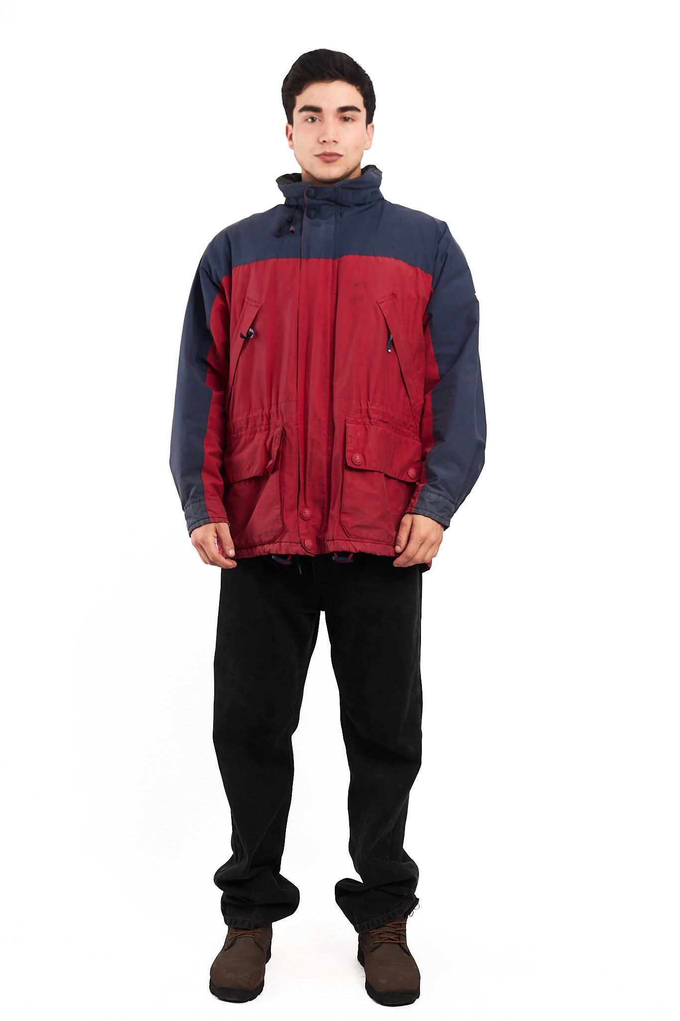 1990 Vintage Nautica Expedition Cargo Parka Jacket (L)