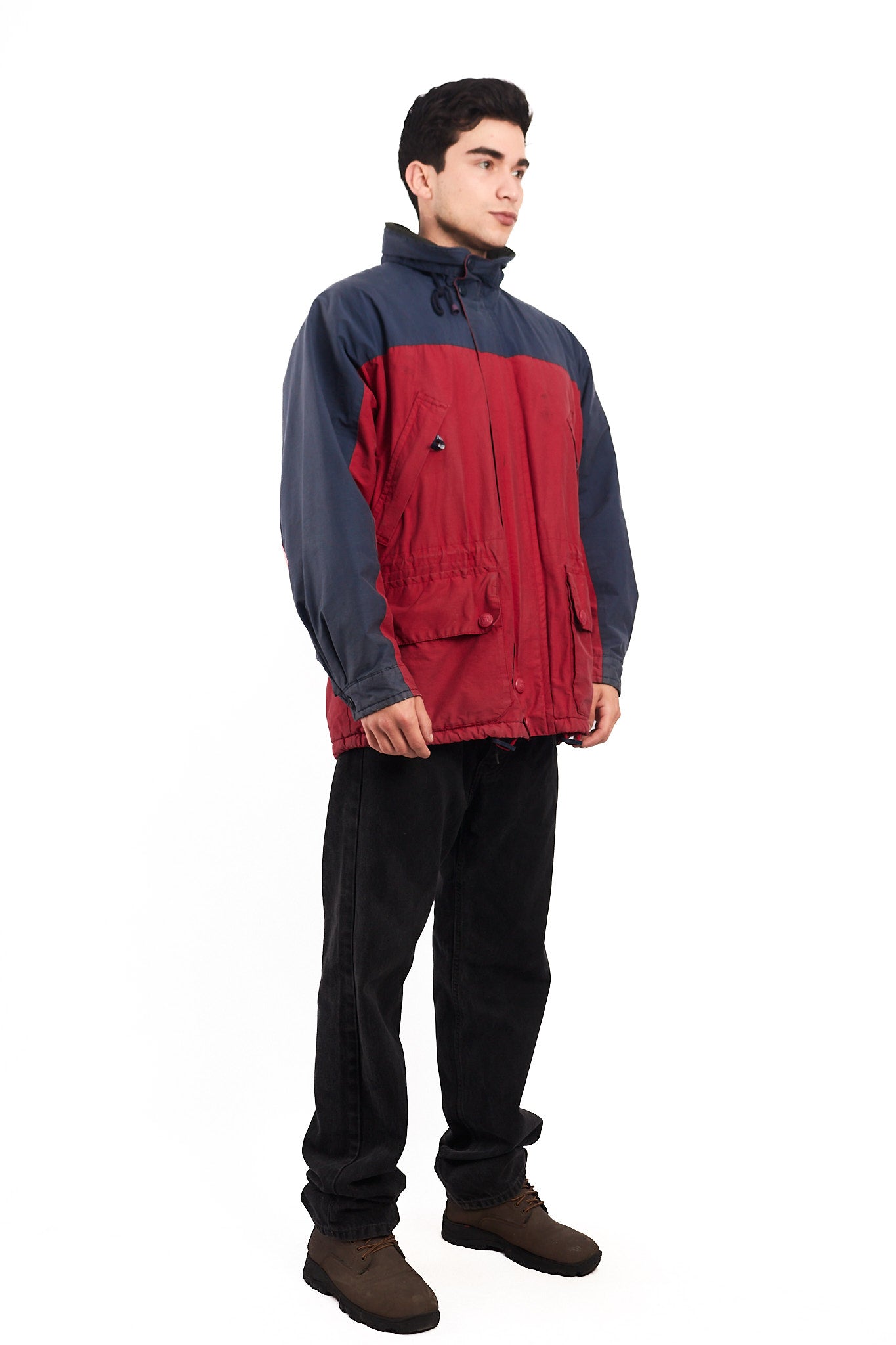 1990 Vintage Nautica Expedition Cargo Parka Jacket (L)