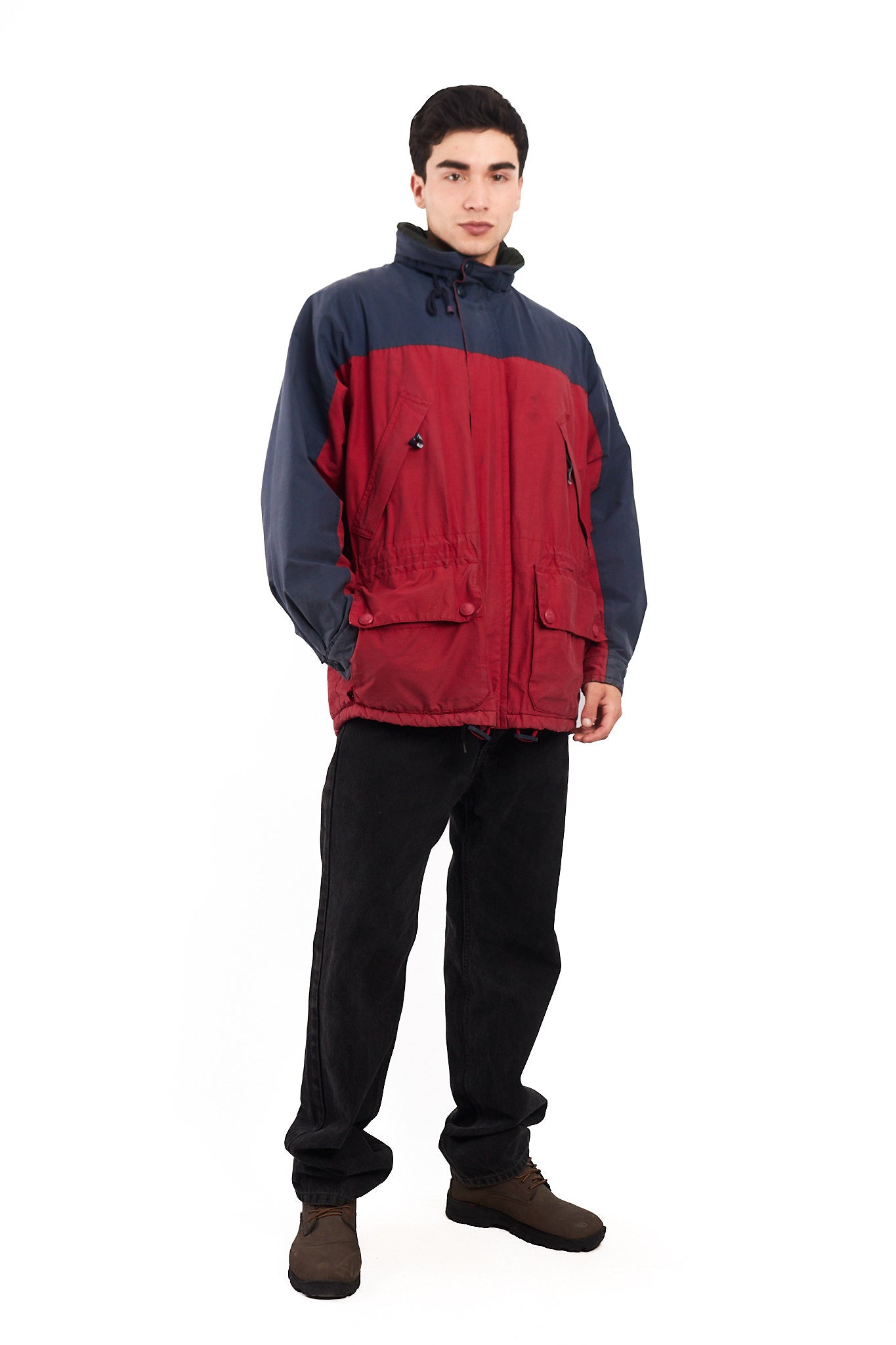 1990 Vintage Nautica Expedition Cargo Parka Jacket (L)