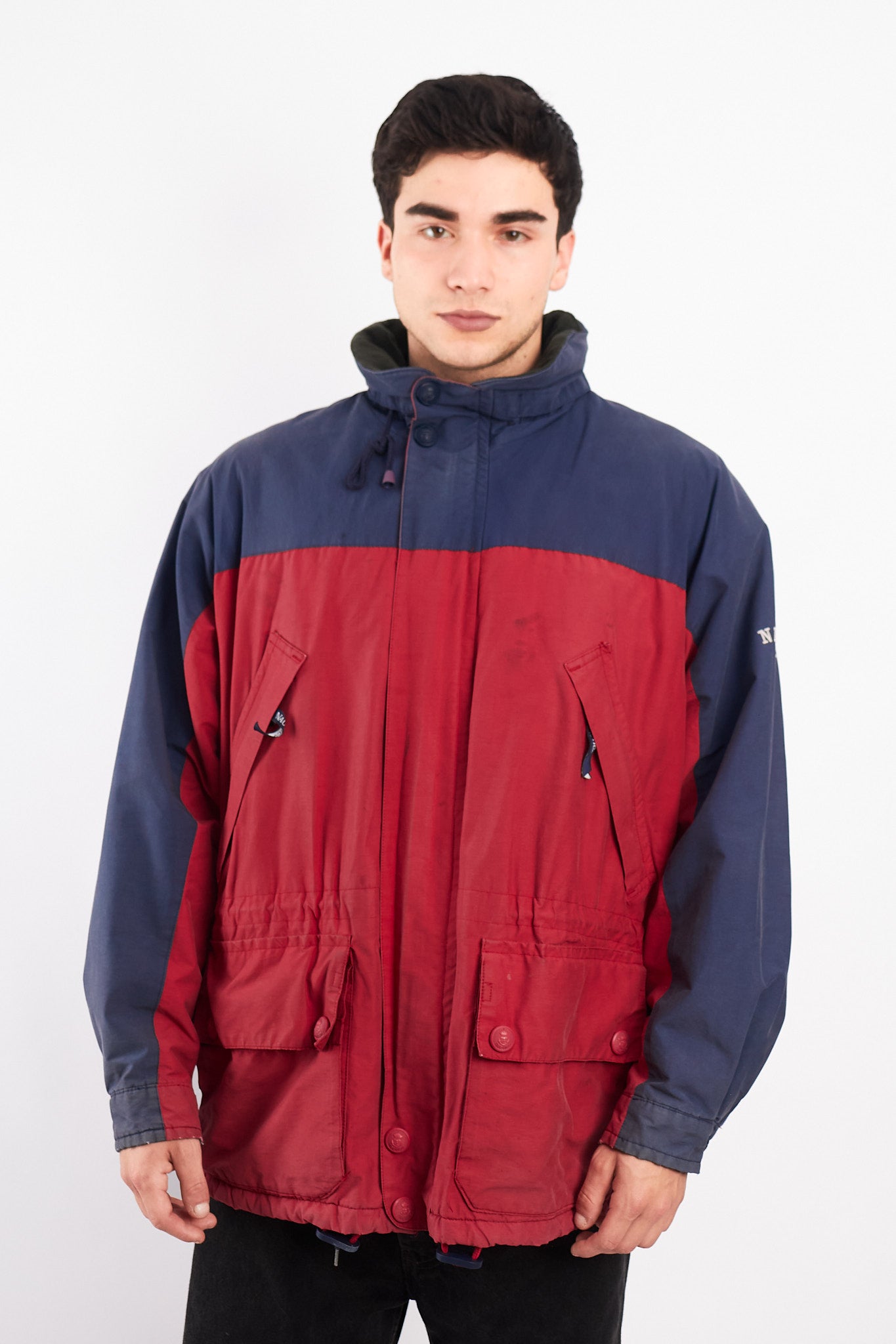 1990 Vintage Nautica Expedition Cargo Parka Jacket (L)