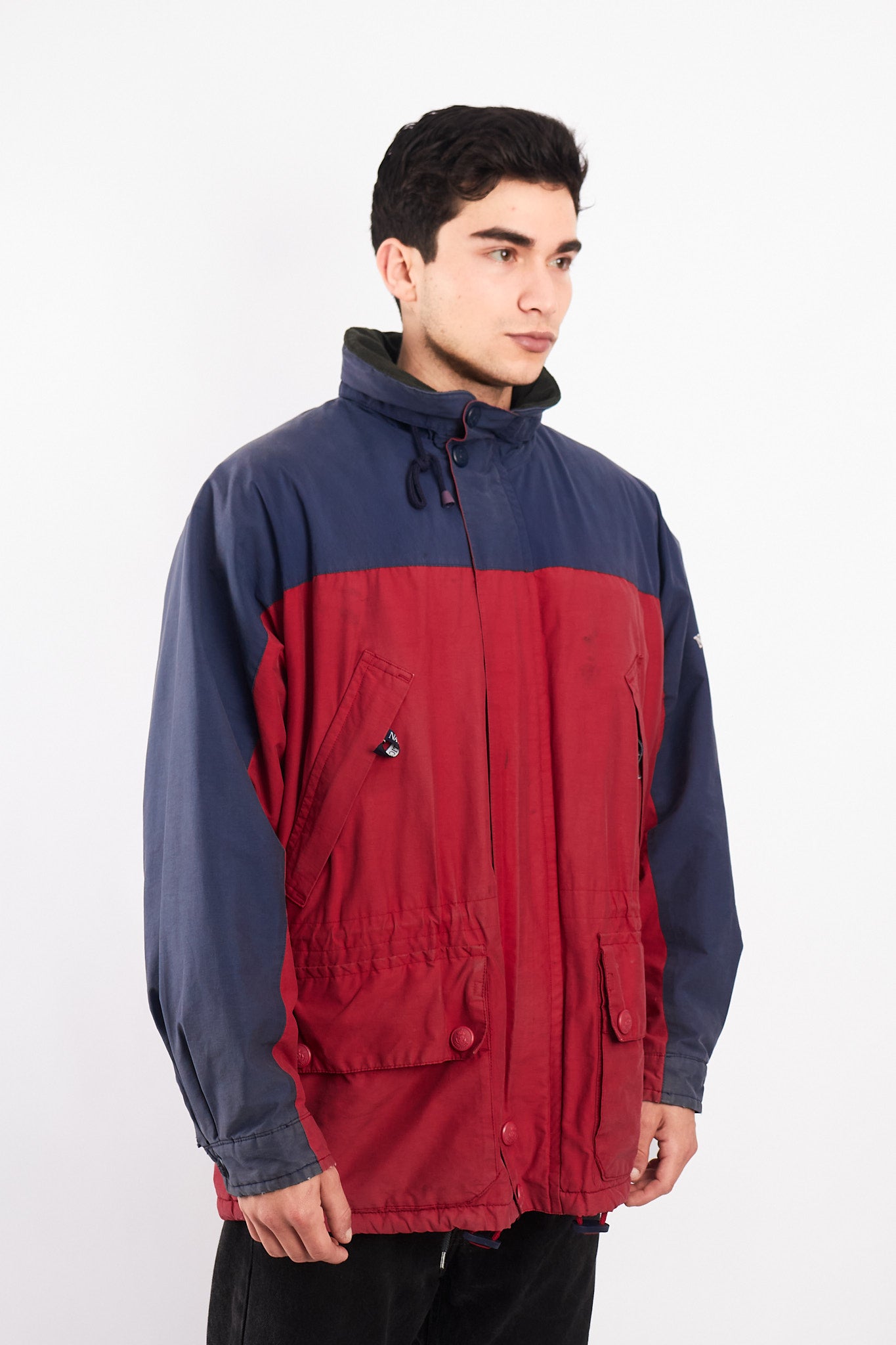 1990 Vintage Nautica Expedition Cargo Parka Jacket (L)