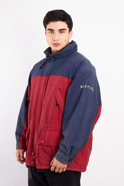 1990 Vintage Nautica Expedition Cargo Parka Jacket (L)