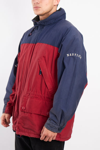 1990 Vintage Nautica Expedition Cargo Parka Jacket (L)