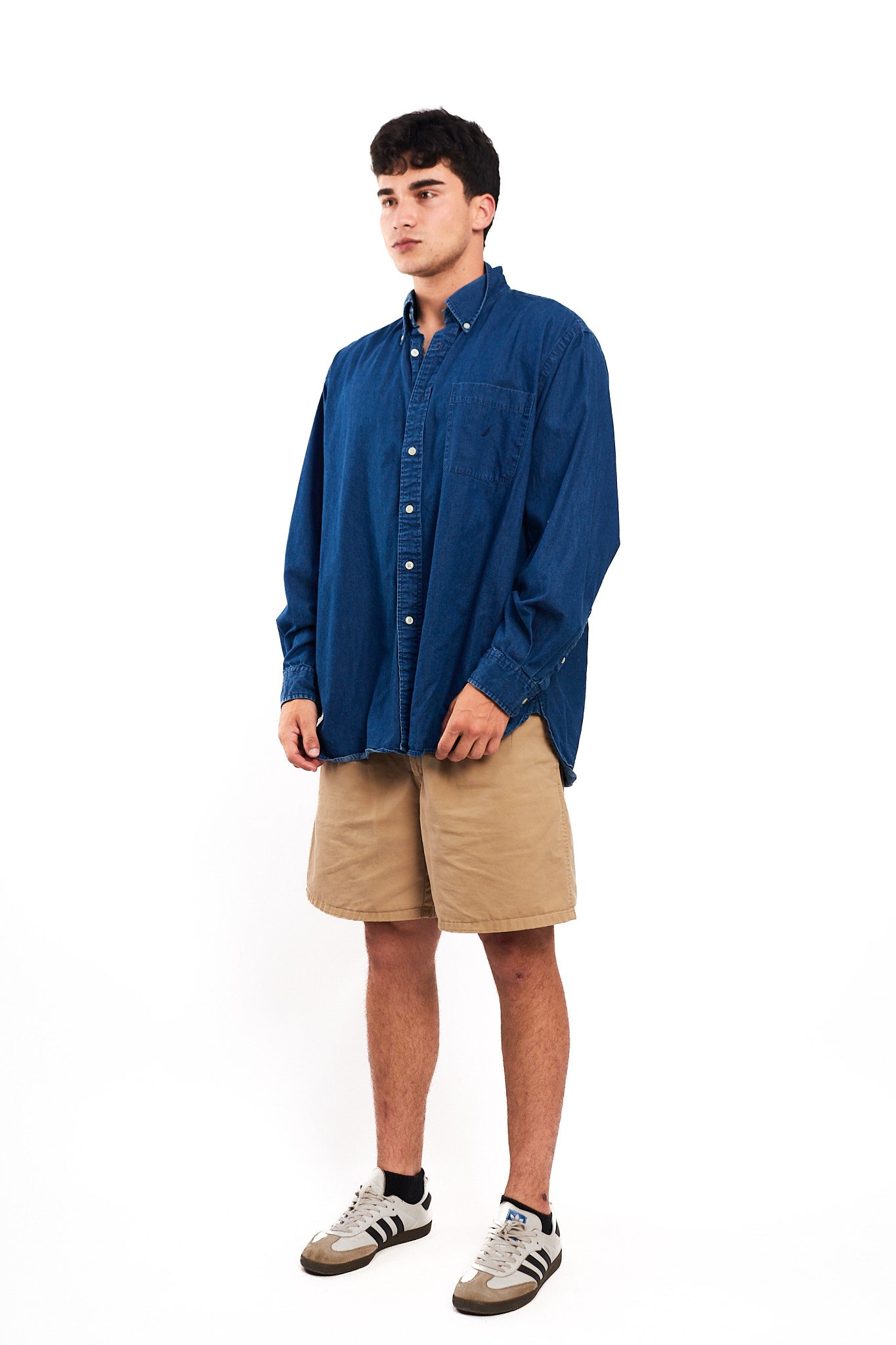 2000 Nautica Denim Shirt (L/XL)