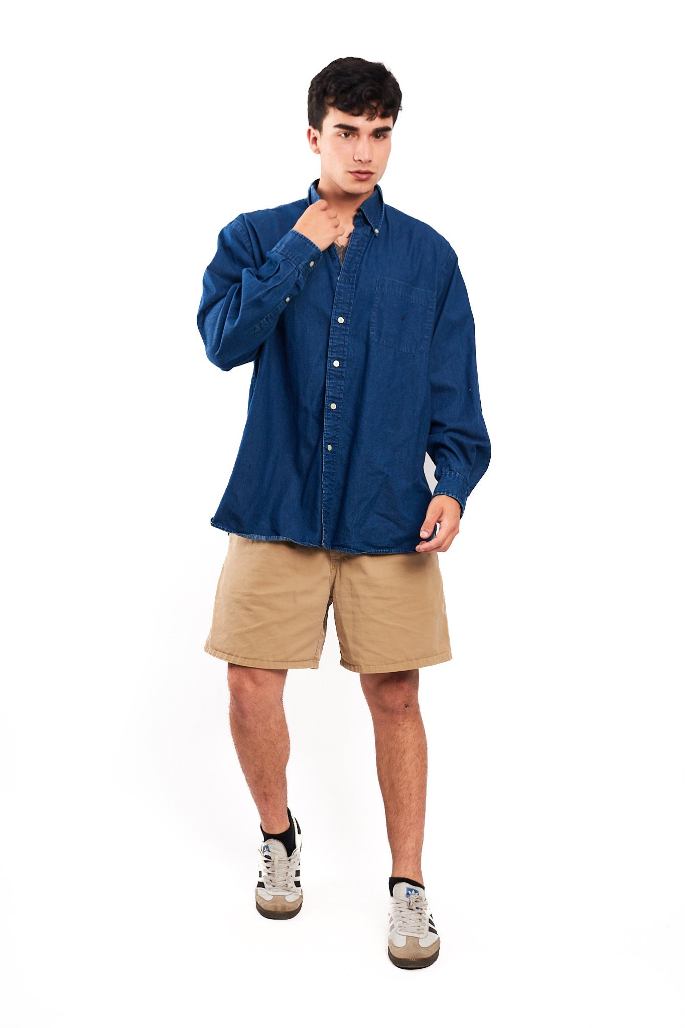 2000 Nautica Denim Shirt (L/XL)