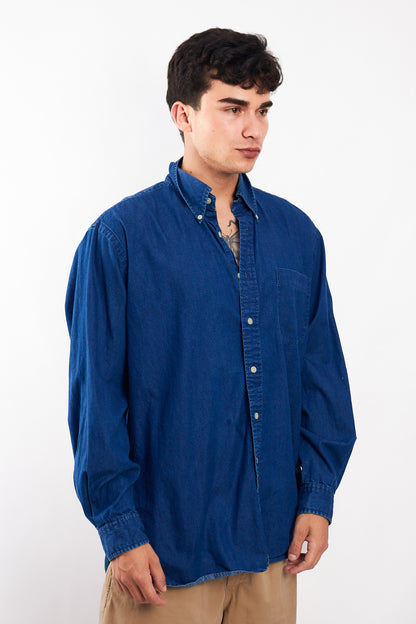 2000 Nautica Denim Shirt (L/XL)