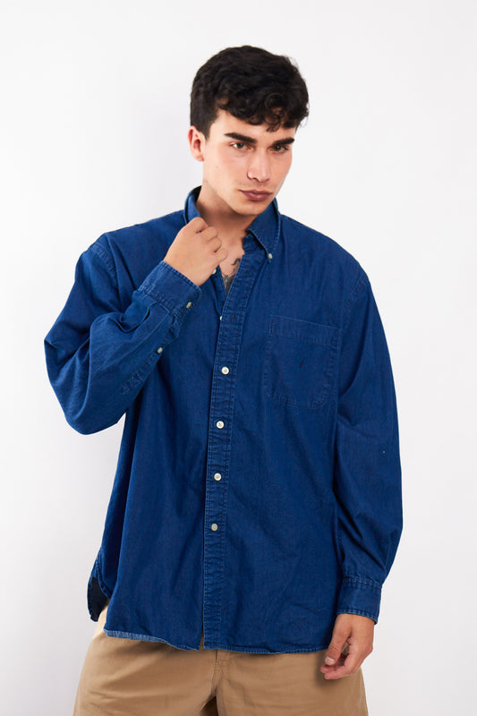 2000 Nautica Denim Shirt (L/XL)